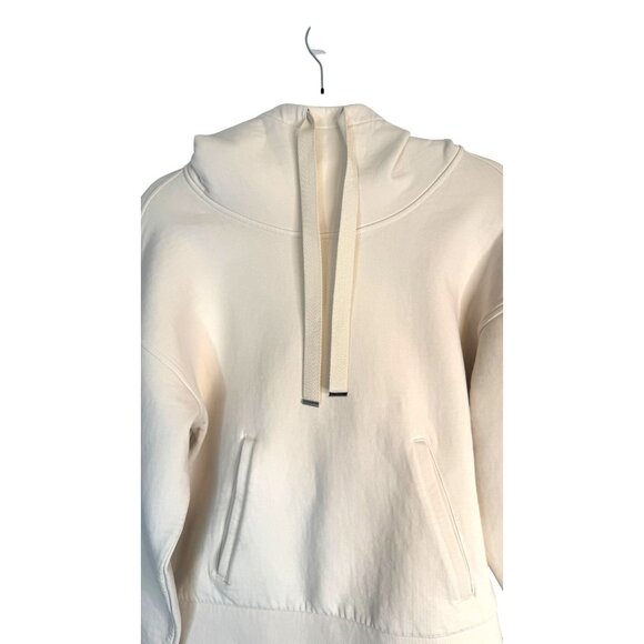 Banana Republic Size Medium Womens Cream Hoodie Cotton/Polyester Blend - Picture 4 of 12
